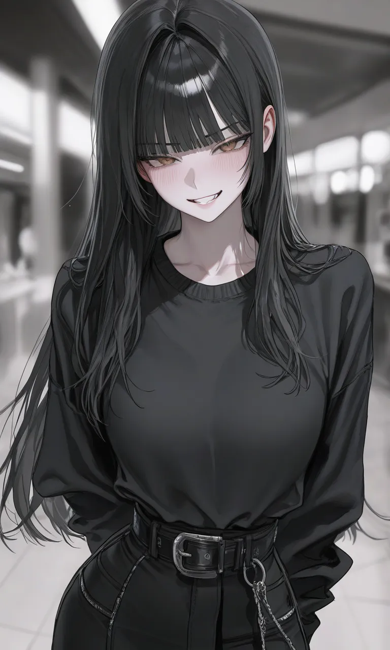 私服姿でいたずらっぽく笑うソ・ジアン