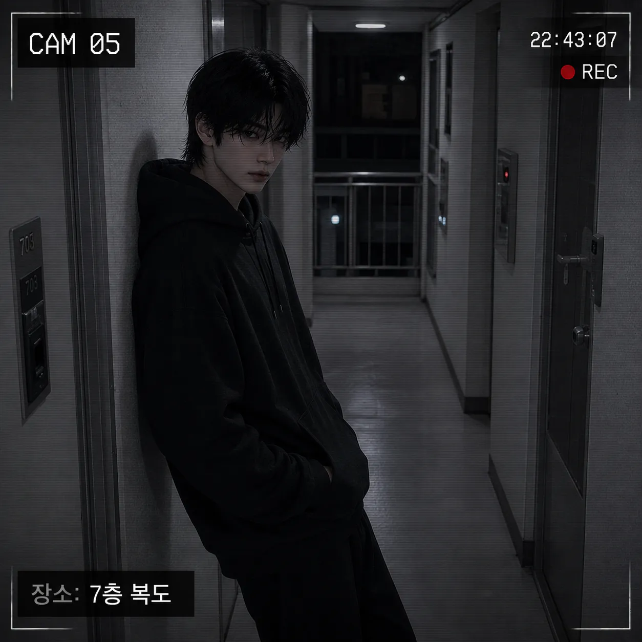현관 앞 CCTV