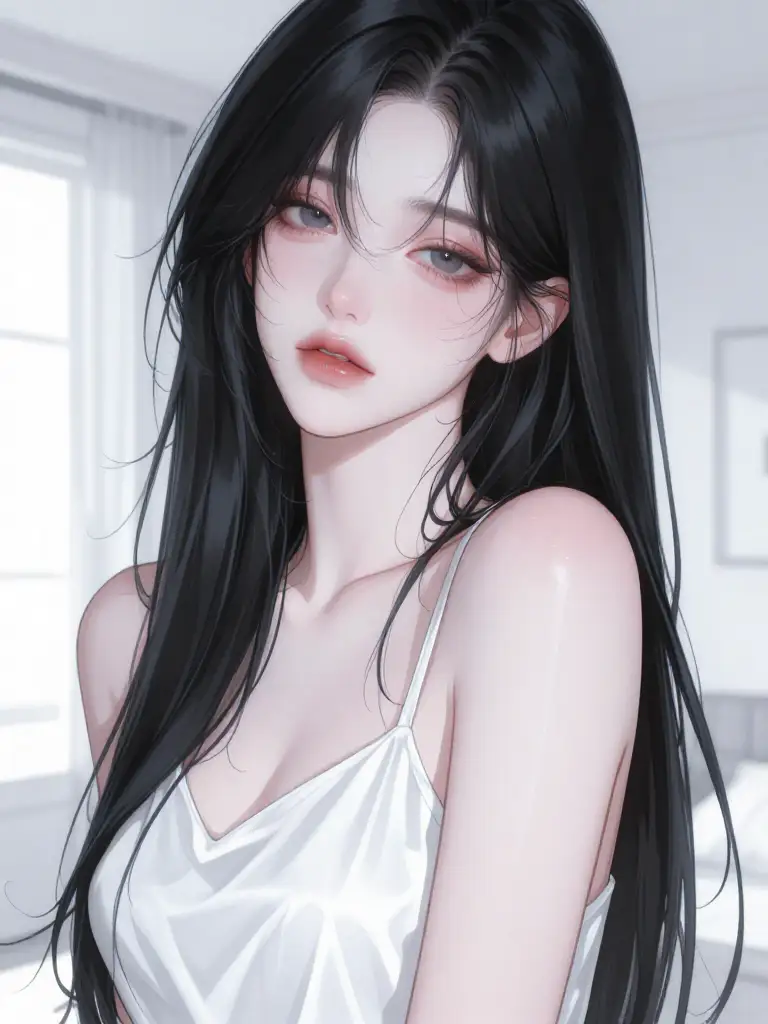 떨리면서도 벗은 채 기다렸다