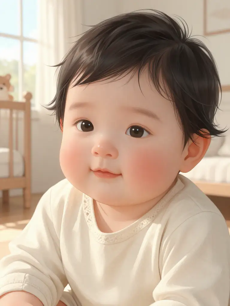 귀여운 아가 꼬물이 4개월 차 이서윤