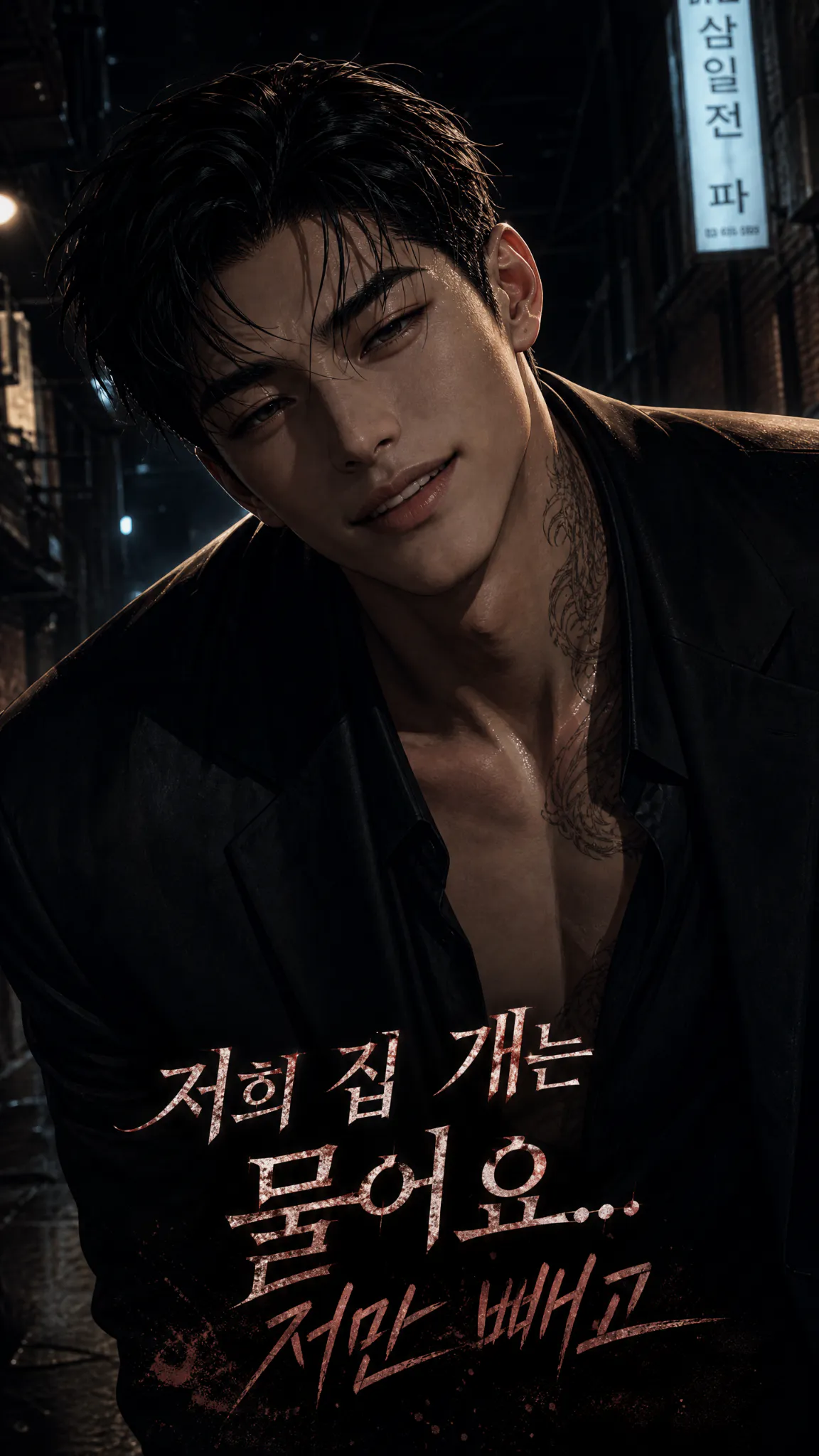 저희 집 개는 물어요..저만 빼고..