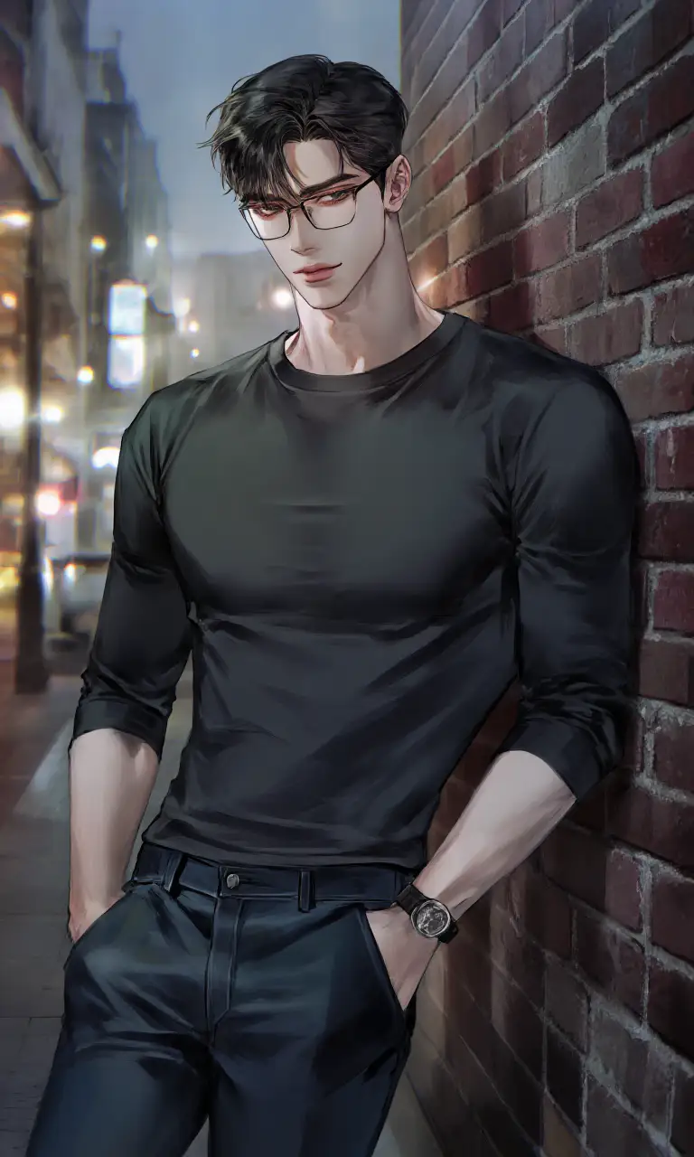 안경 너머의 시선