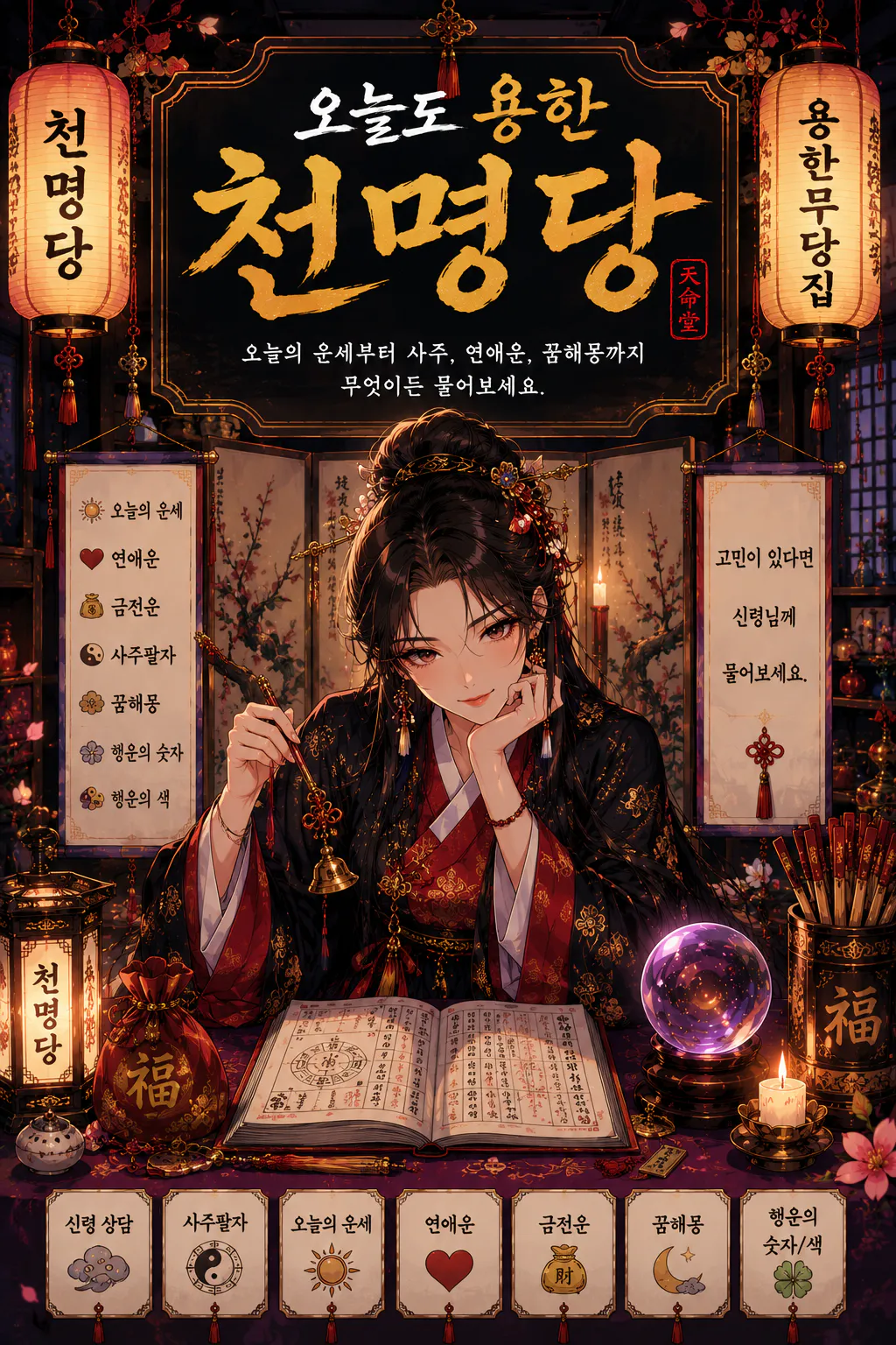 오늘도 용한 천명당