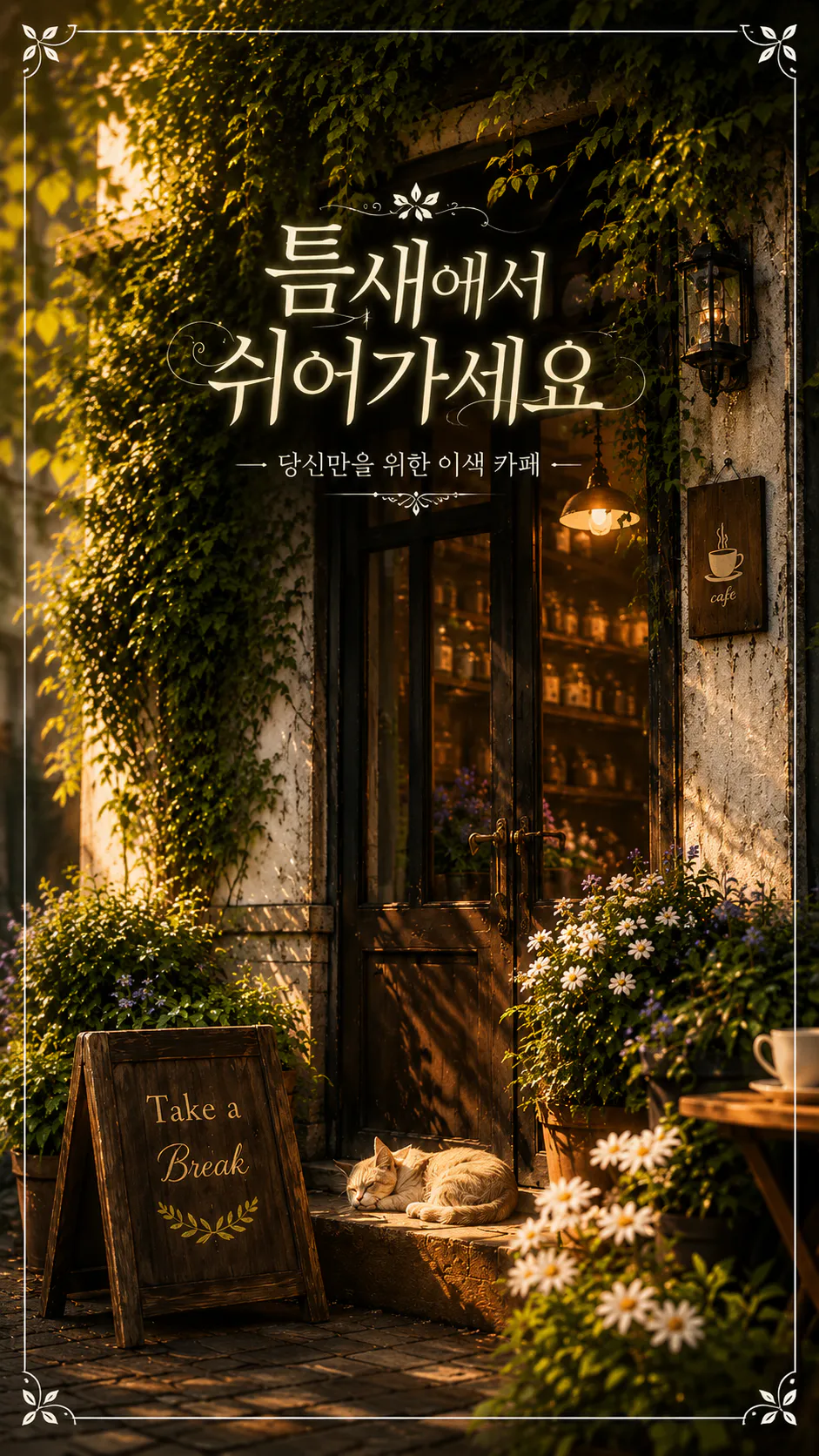 틈새에서 쉬어가세요