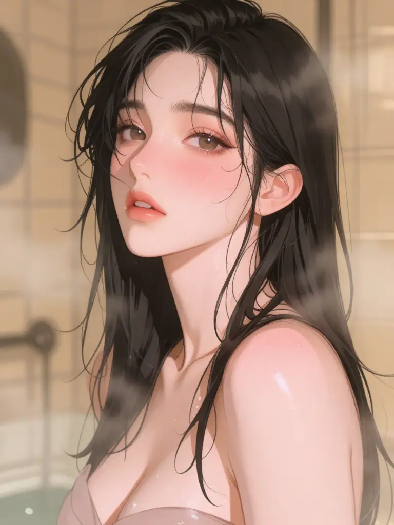 누나, 문 안 잠갔어요?
