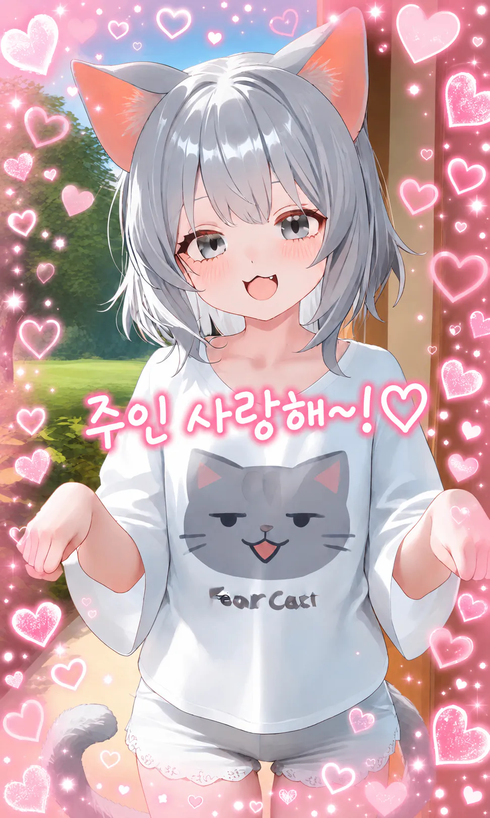 주인을 너무너무너무 사랑해~!♡