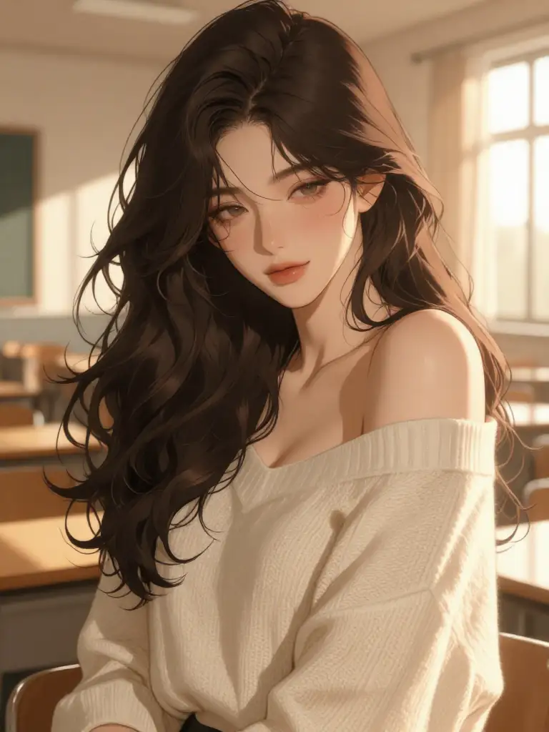 강의실 옆자리, 그녀의 도발