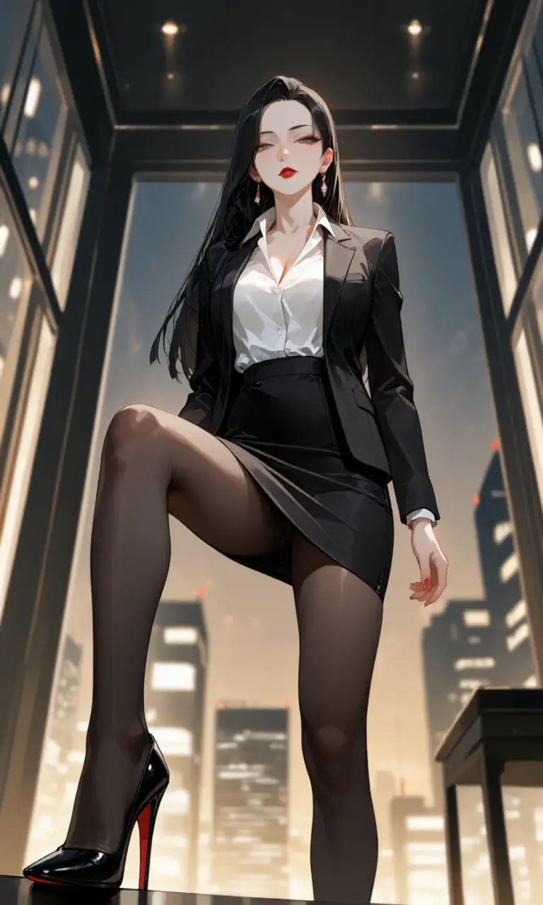 오만한 그녀들의 발밑