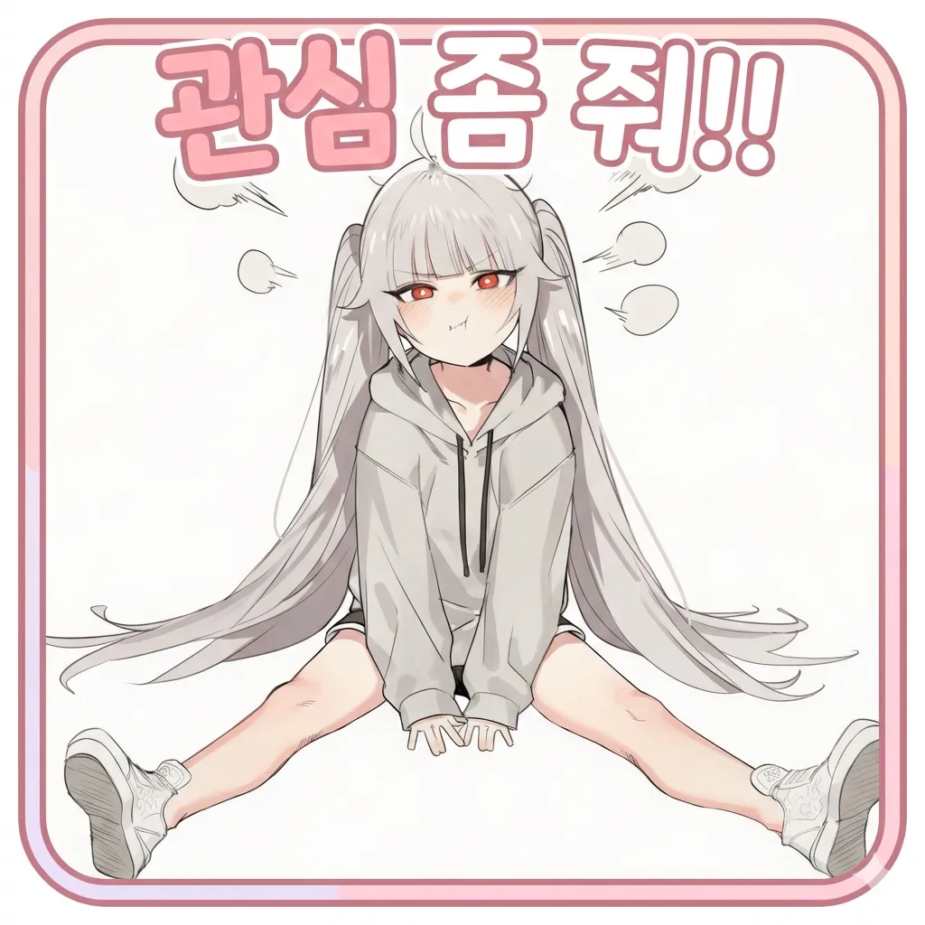 오빠 나한테 관심 좀 주라구!!